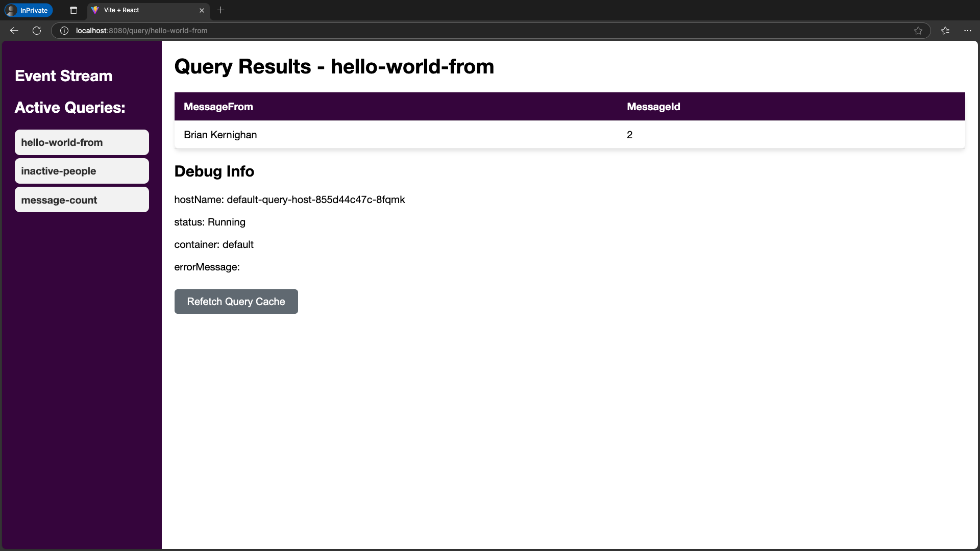 Hello World From